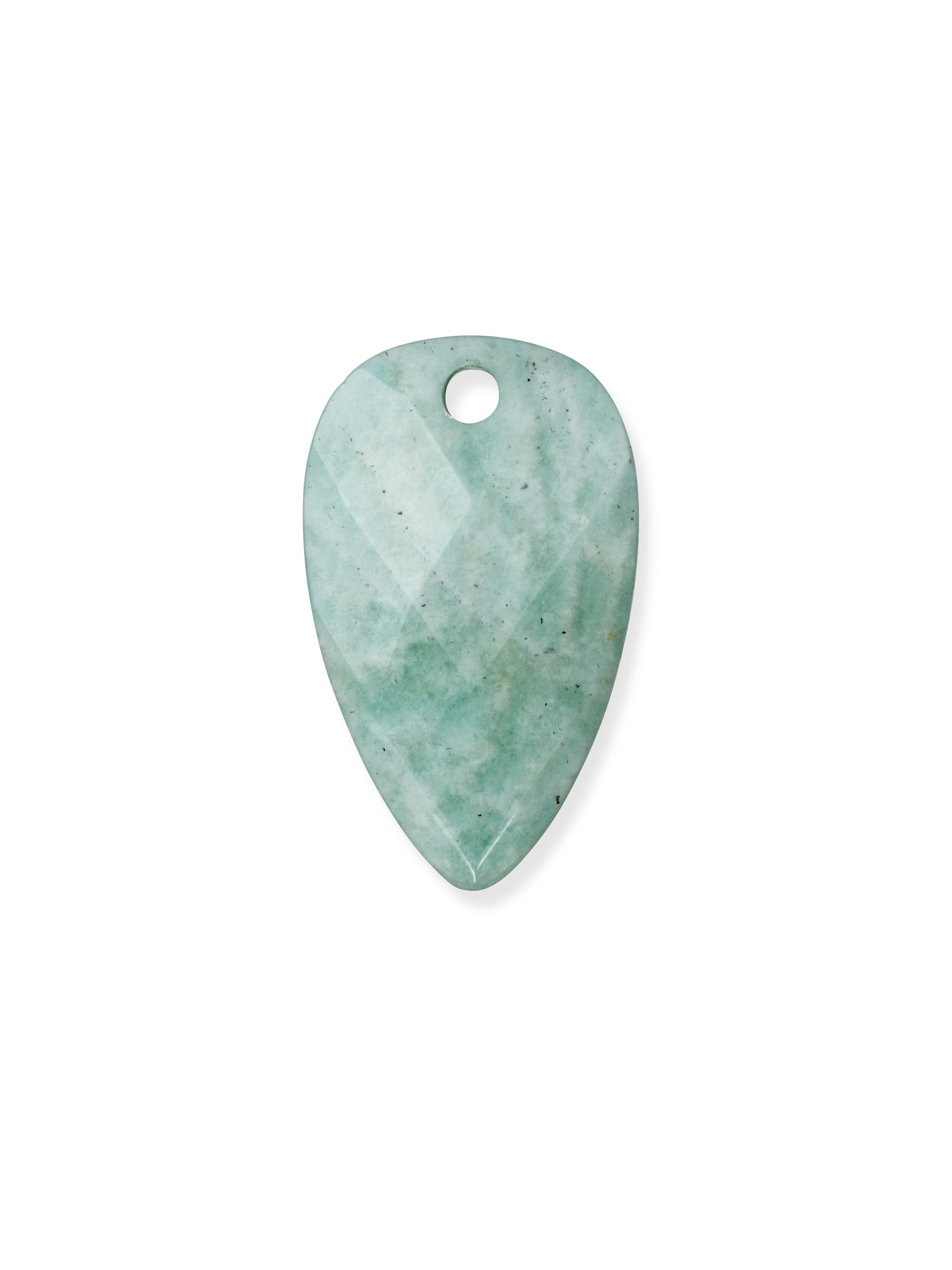 Pendant Edelsteen Blossom Rich Green Amazonite - Pendant Edelsteen Blossom Rich Green Amazonite