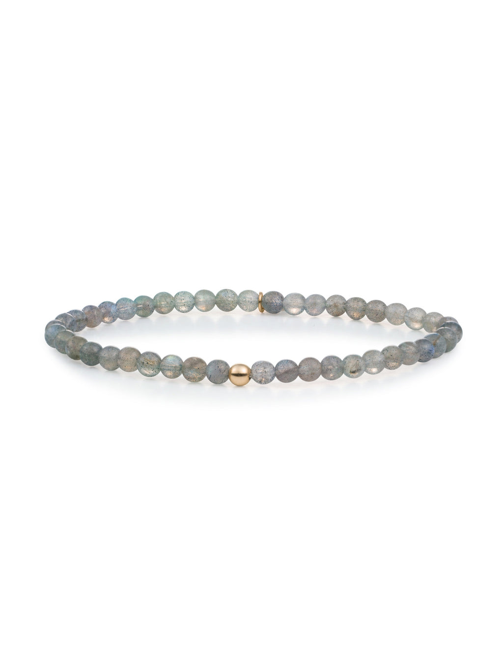Saturn Armband Small Labradorite - Gold Plated