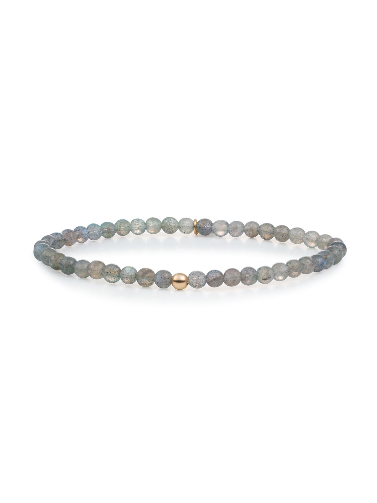 Saturn Armband Small Labradorite - Gold Plated