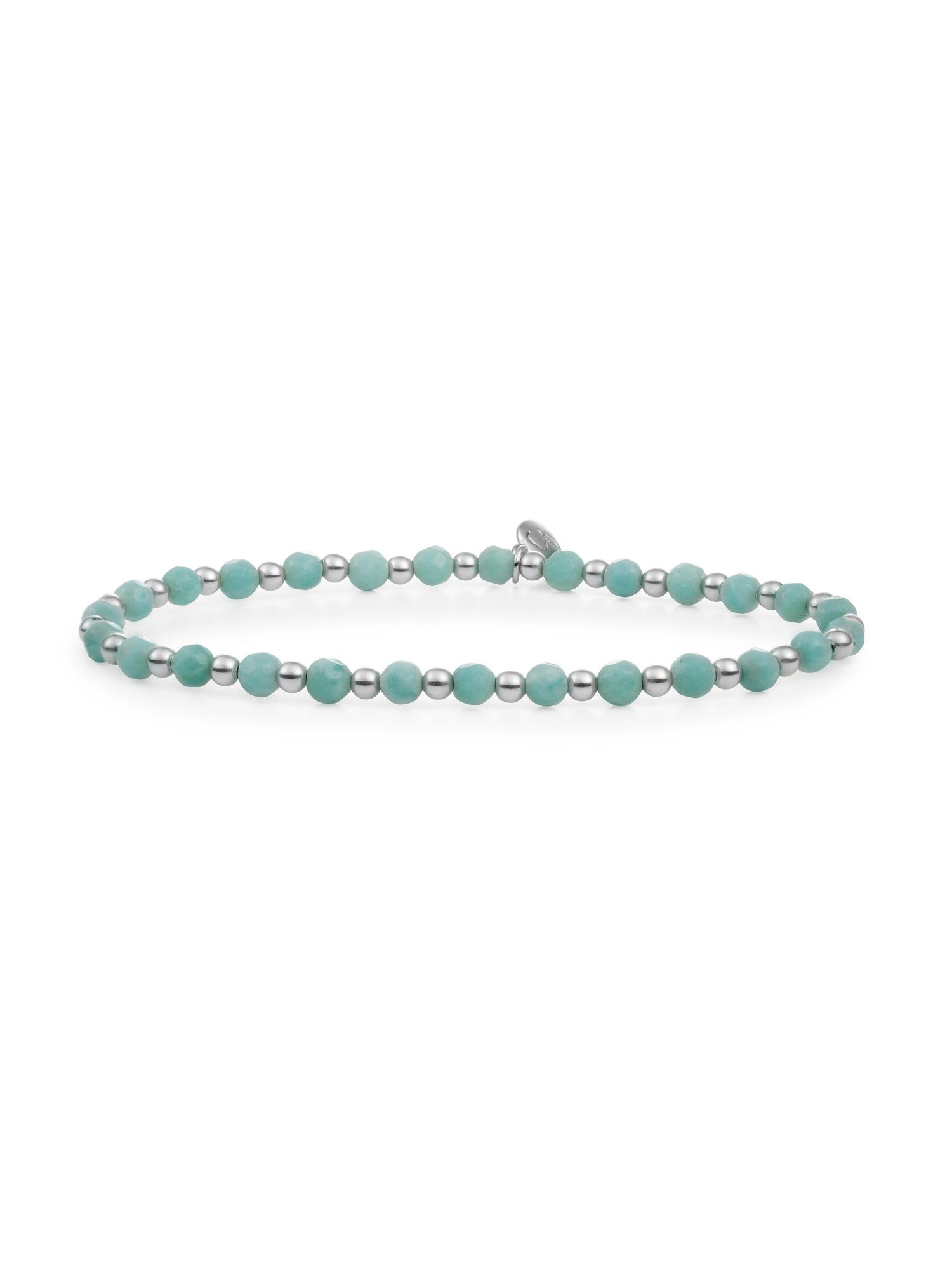 Interstellar Armband Amazonite - Rhodium Plated