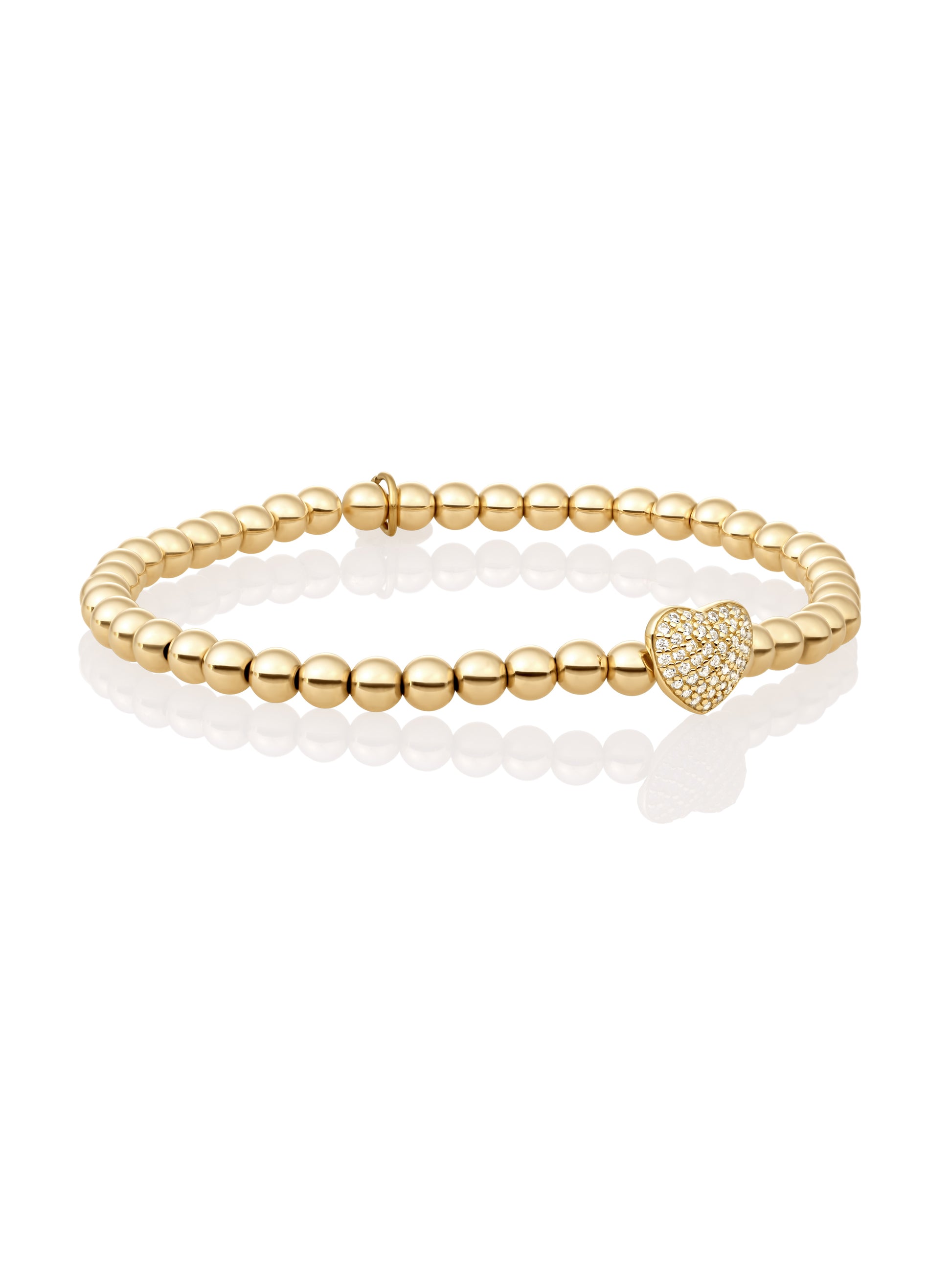Heart Disc Armband Zirconia