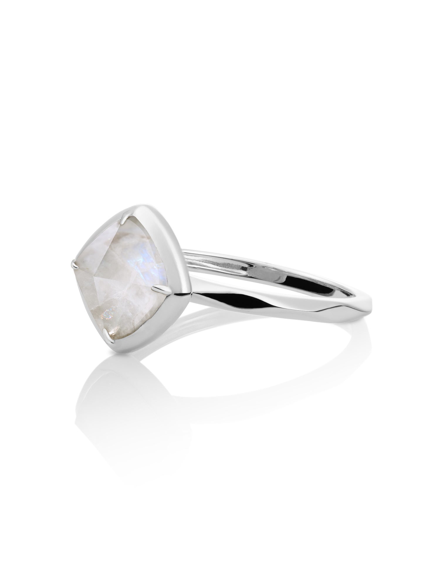 Edge Ring Moonstone Zilver - 50