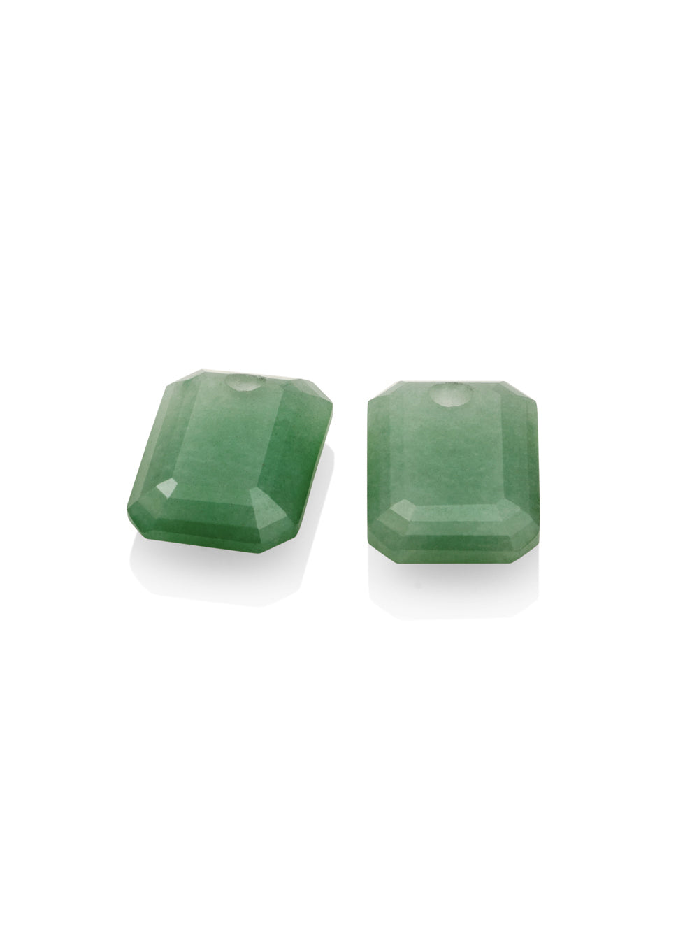 Oorbel Edelstenen Baguette Green Aventurine - Oorbel Edelstenen Baguette Green Aventurine