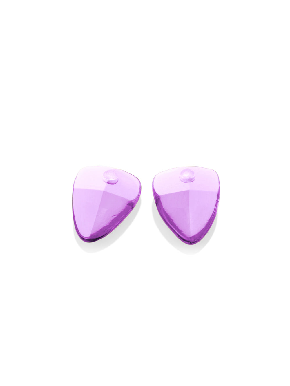 Oorbel Edelstenen Violet Quartz Edge Mini - Oorbel Edelstenen Violet Quartz Edge Mini