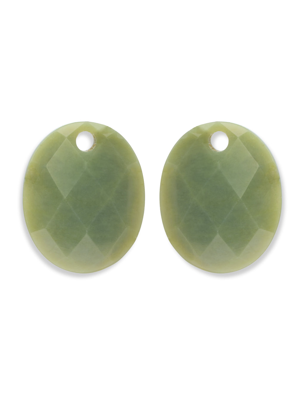 Oorbel Edelstenen Large Oval Southern Jade - Oorbel Edelstenen Large Oval Southern Jade