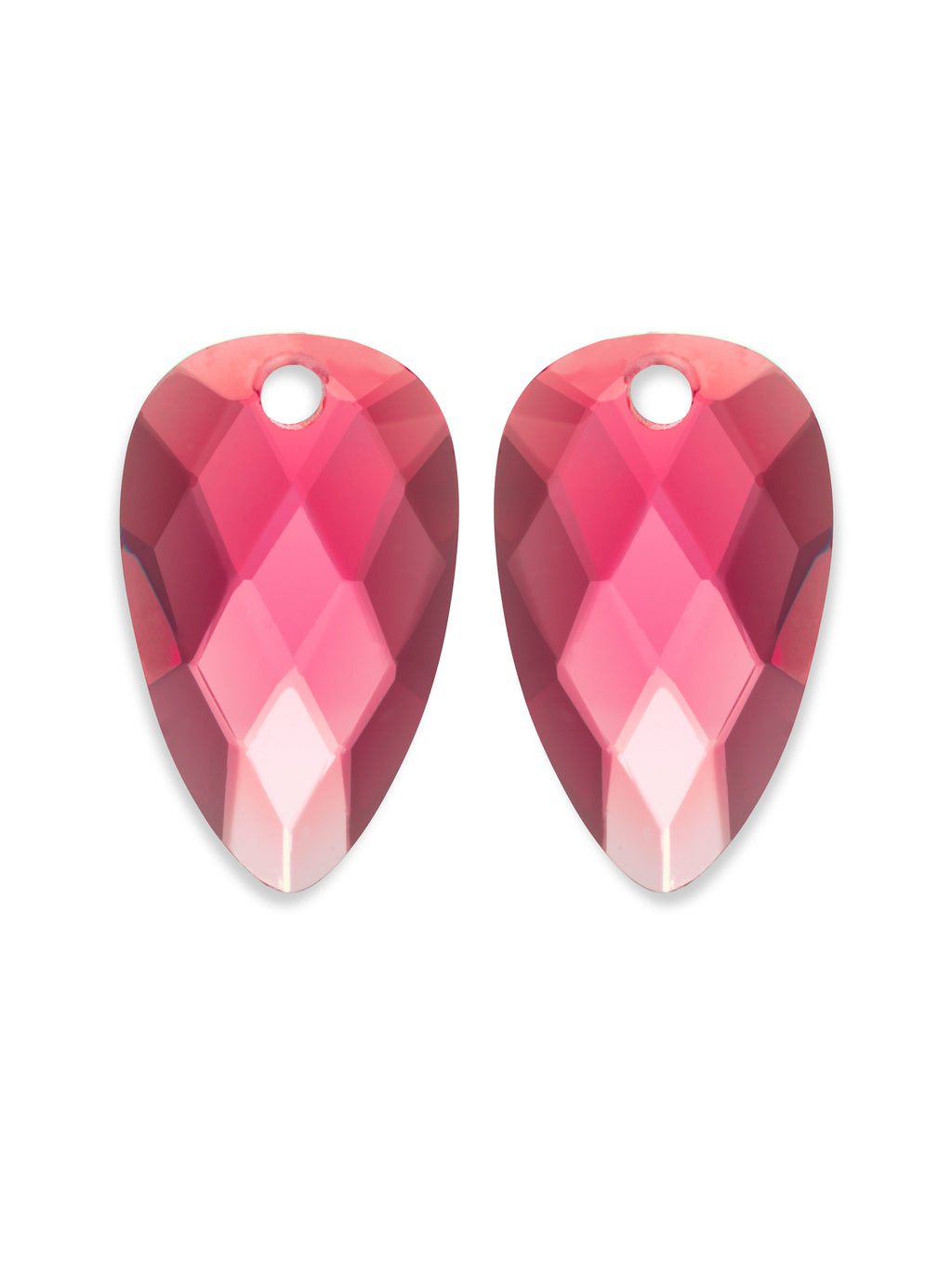 Oorbel Edelstenen Blossom Fuchsia Quartz - Oorbel Edelstenen Blossom Fuchsia Quartz