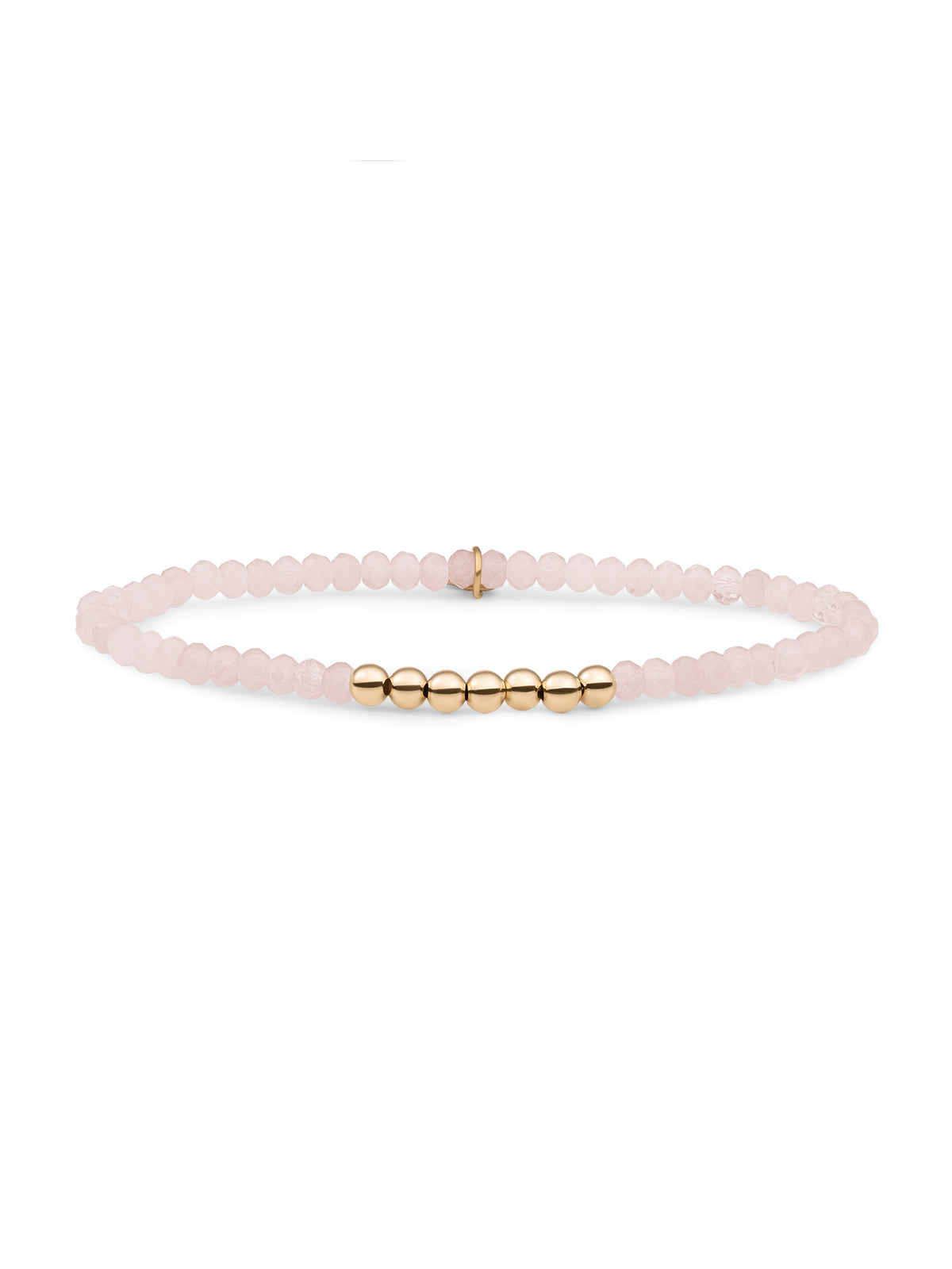 Reverse Universe Armband Rose Quartz - Gold Plated