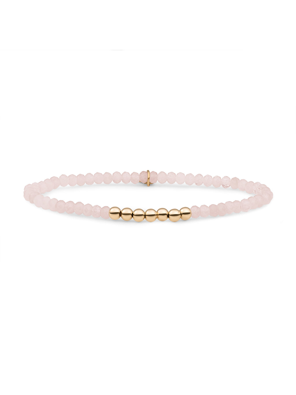 Reverse Universe Armband Rose Quartz - Gold Plated