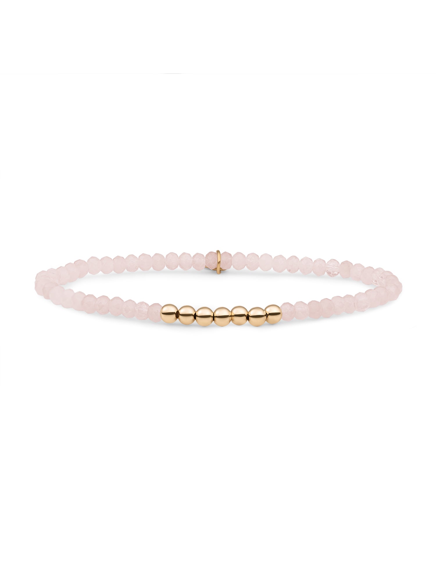 Reverse Universe Armband Rose Quartz - Gold Plated