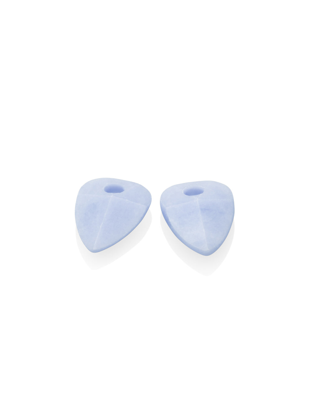 Oorbel Edelstenen Blue Lace Agate Edge Mini - Oorbel Edelstenen Blue Lace Agate Edge Mini