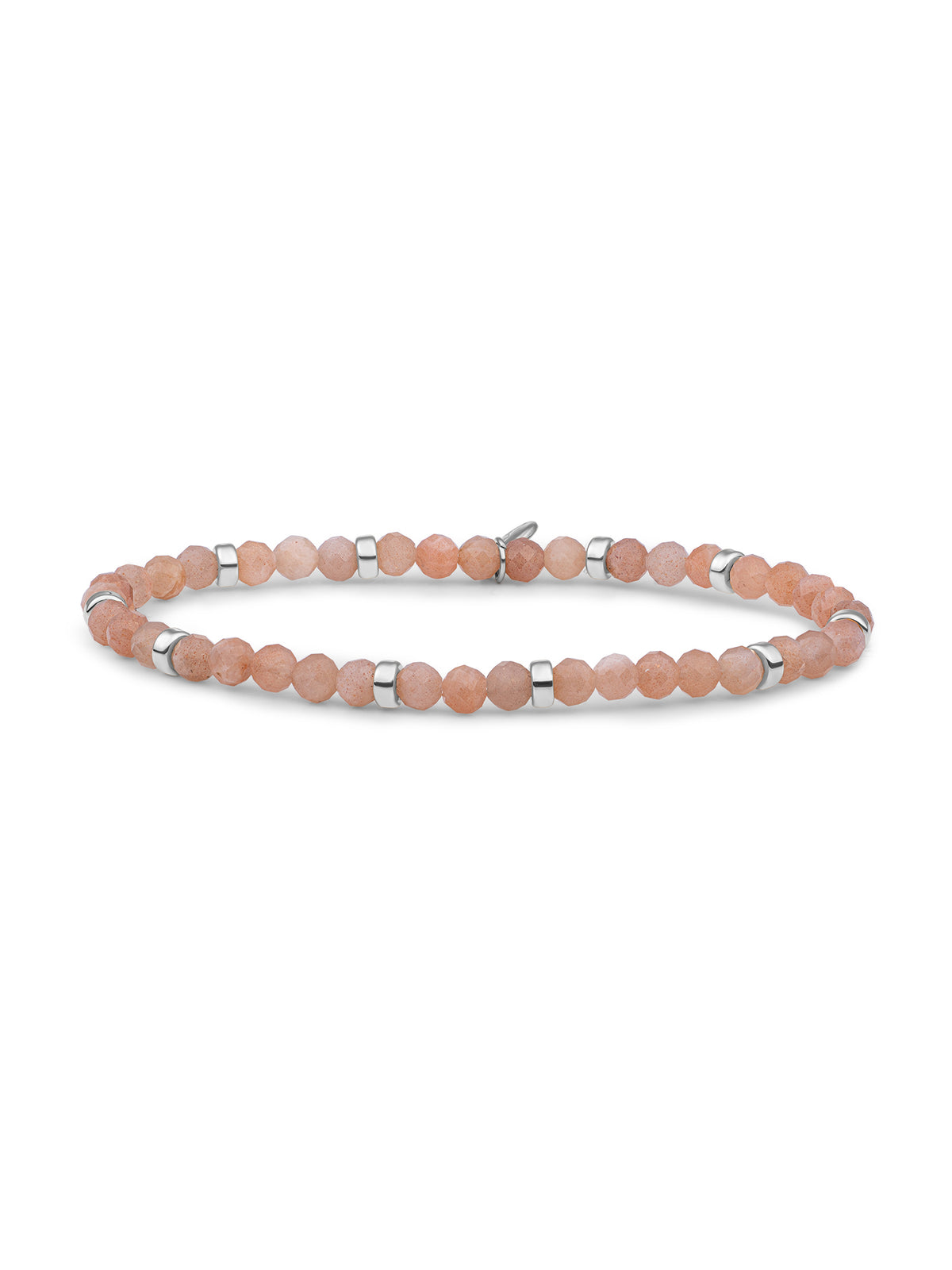 Roundel Interstellar Armband Sunstone - Rhodium Plated