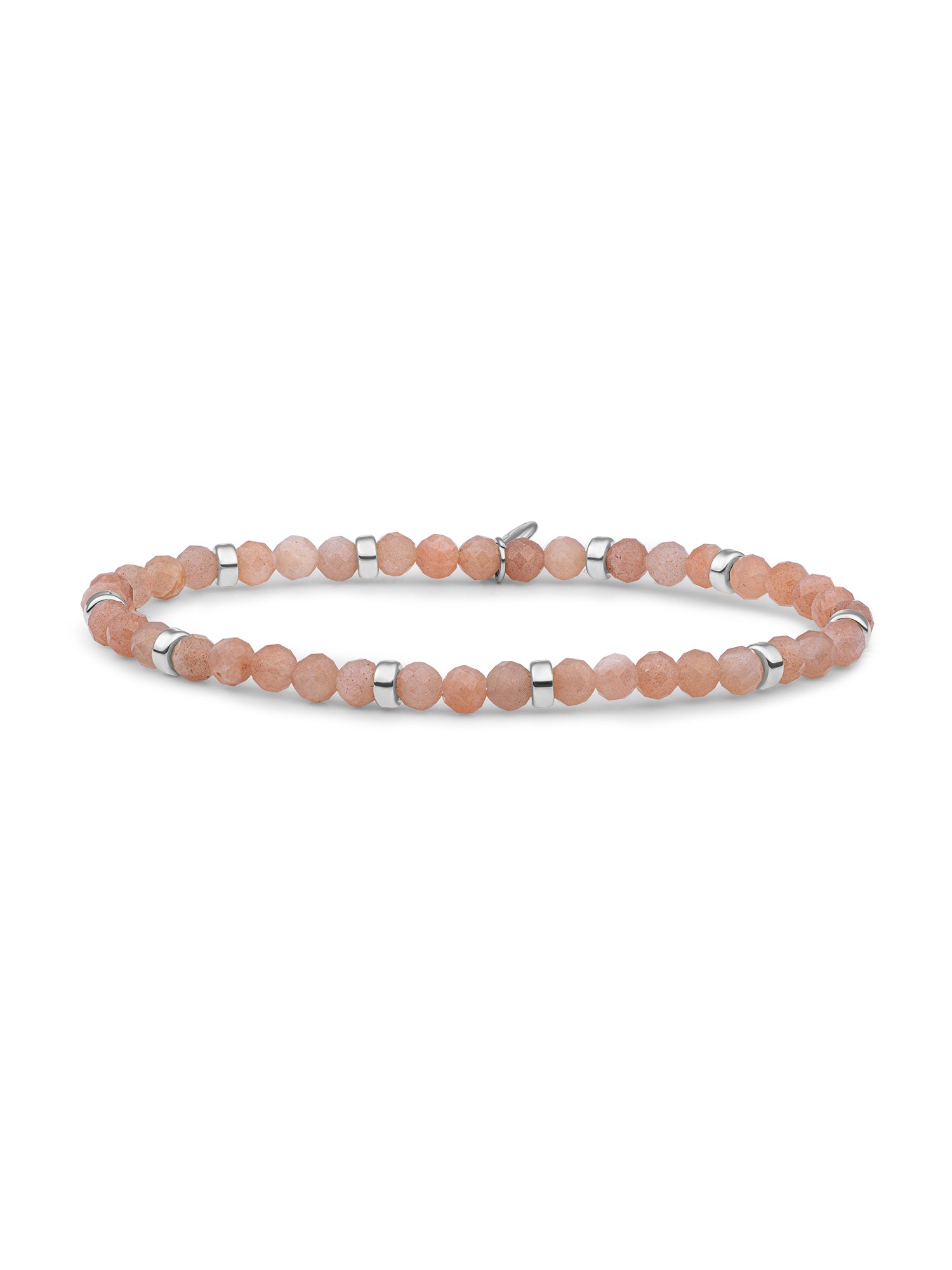 Roundel Interstellar Armband Sunstone - Rhodium Plated
