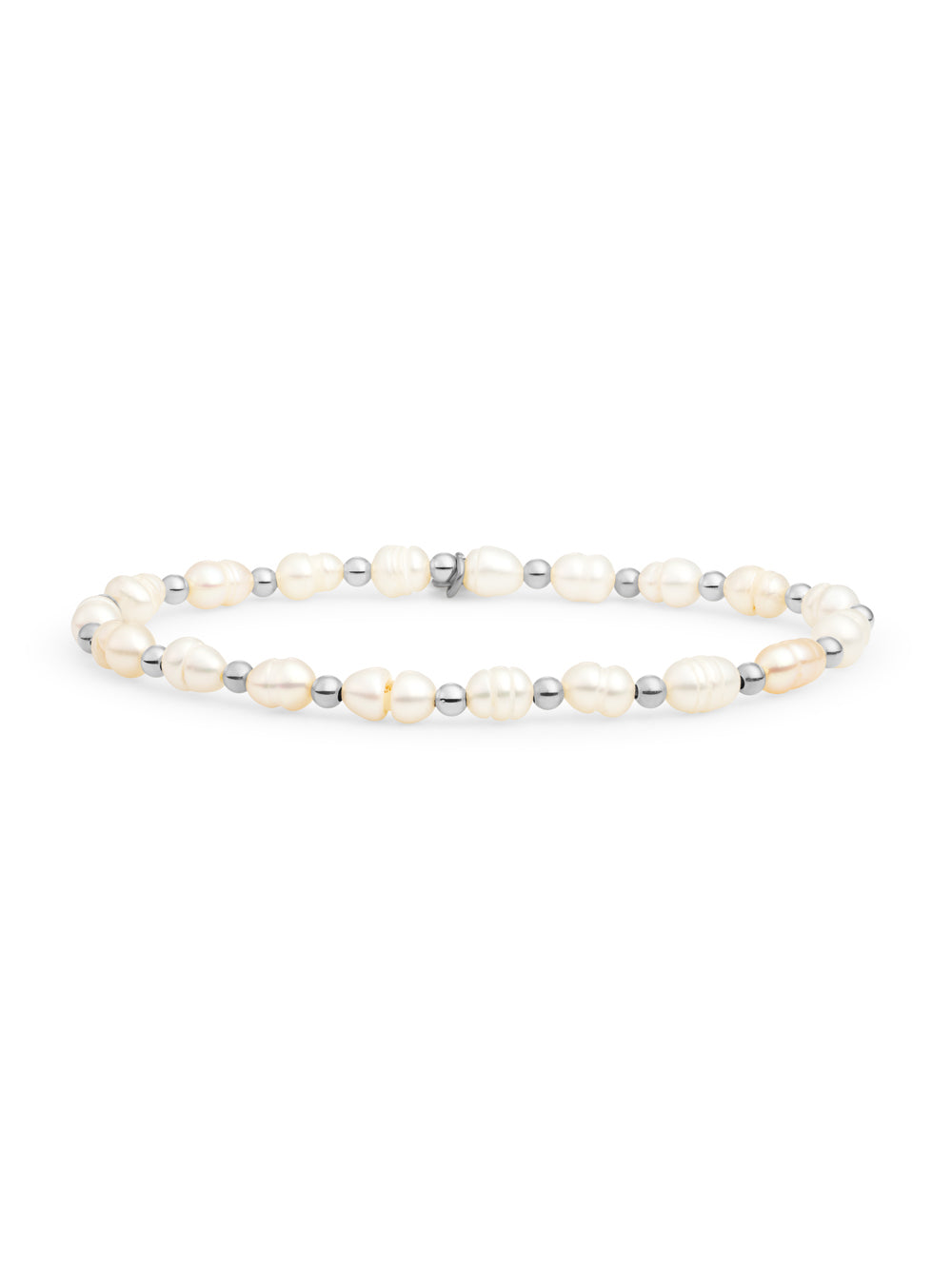 Interstellar Armband Pearl - Rhodium Plated