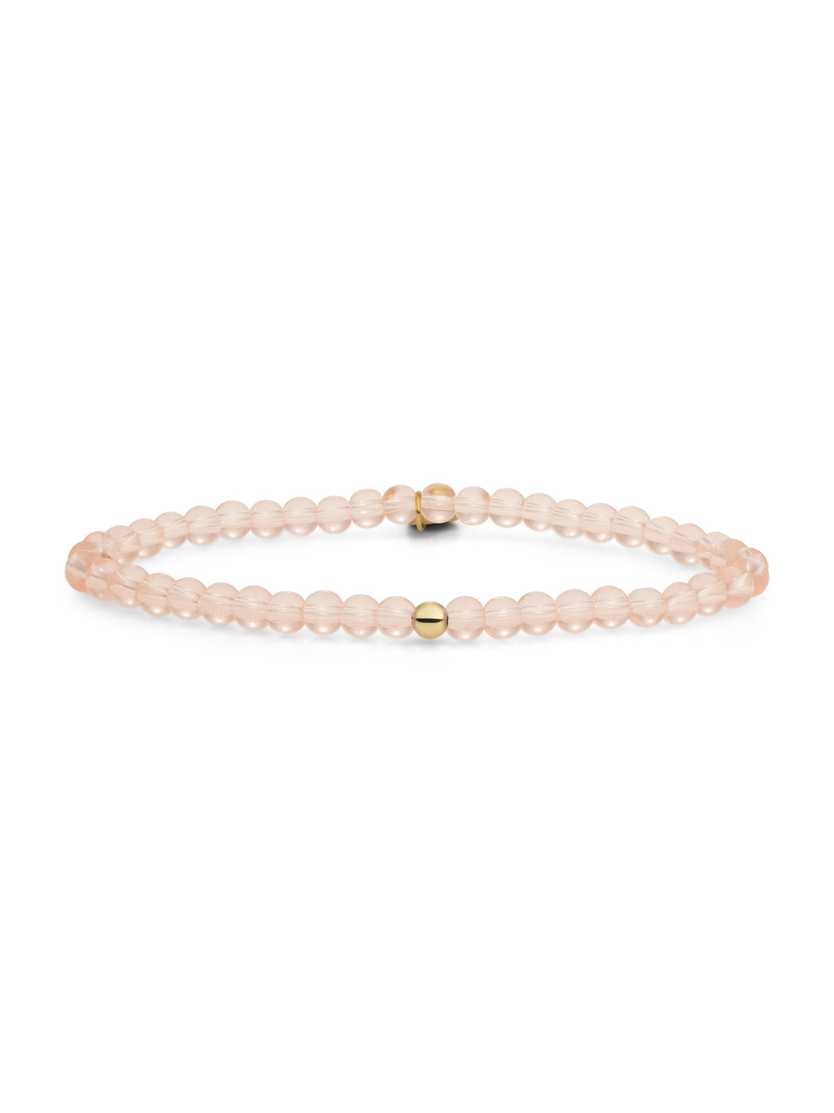 Saturn Armband Small Champagne Quartz - Gold Plated