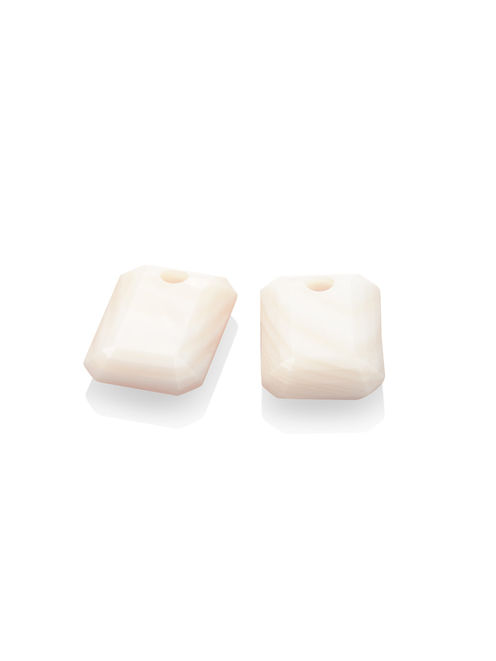 Oorbel Edelstenen Baguette Mother of Pearl - Oorbel Edelstenen Baguette Mother of Pearl
