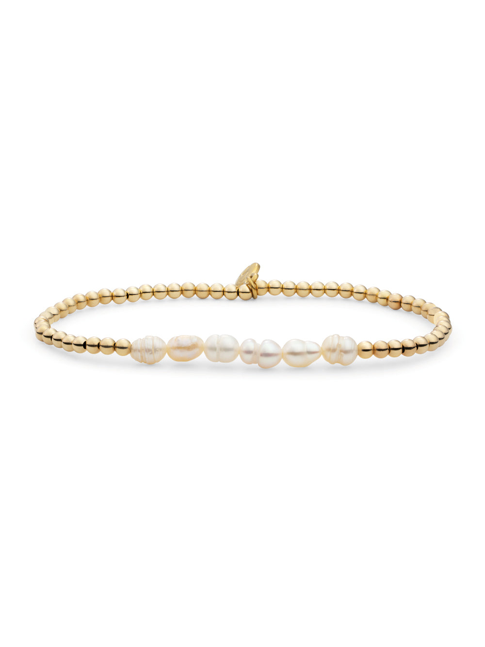 Universe Armband Pearl - Gold Plated