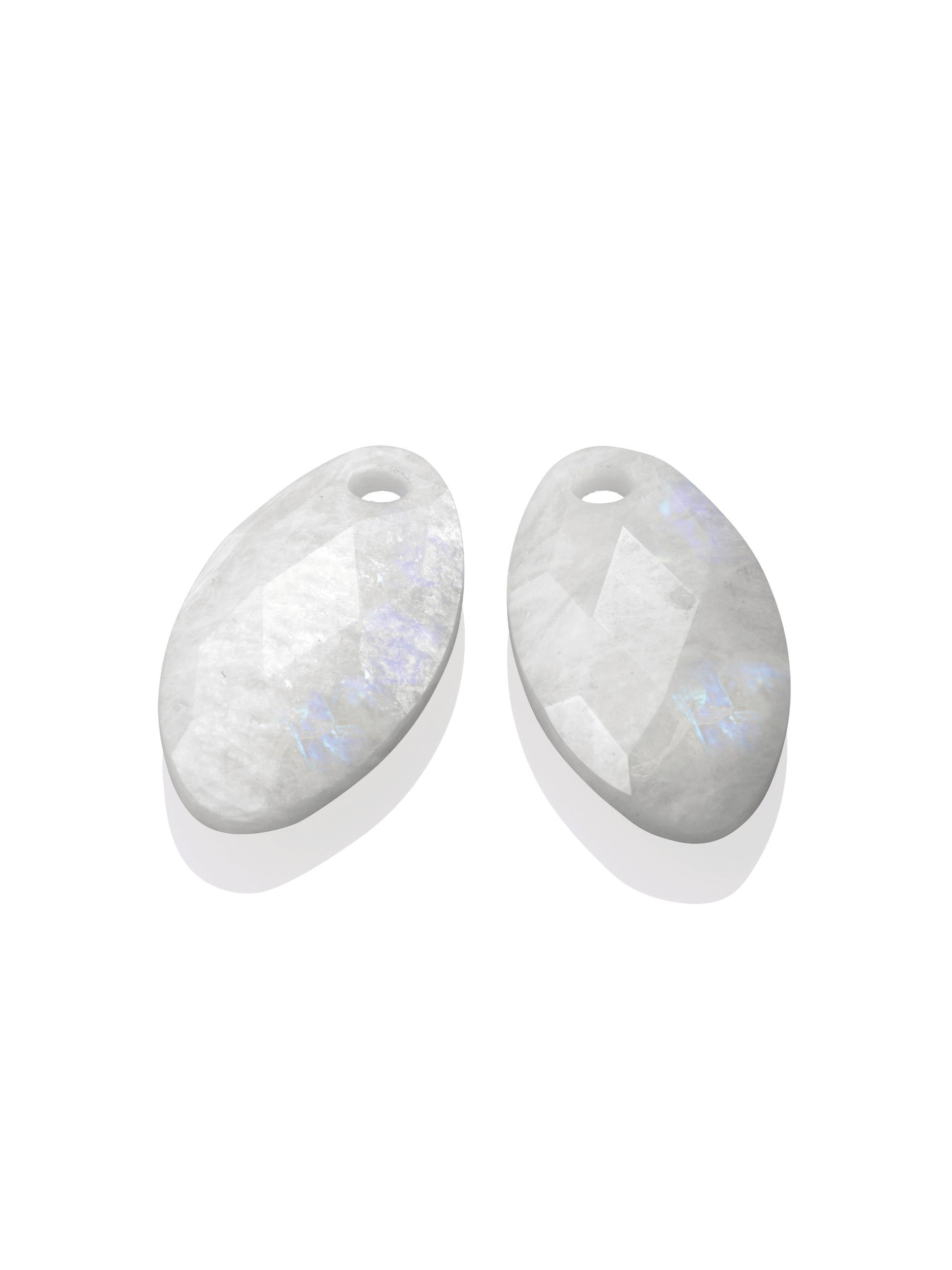 Oorbel Edelstenen Leaf Moonstone - Oorbel Edelstenen Leaf Moonstone