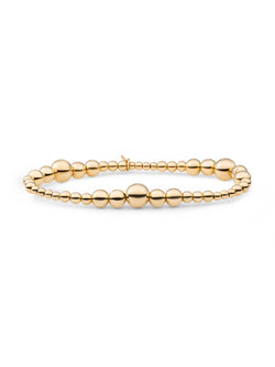 Wave Mix Armband - Gold Plated
