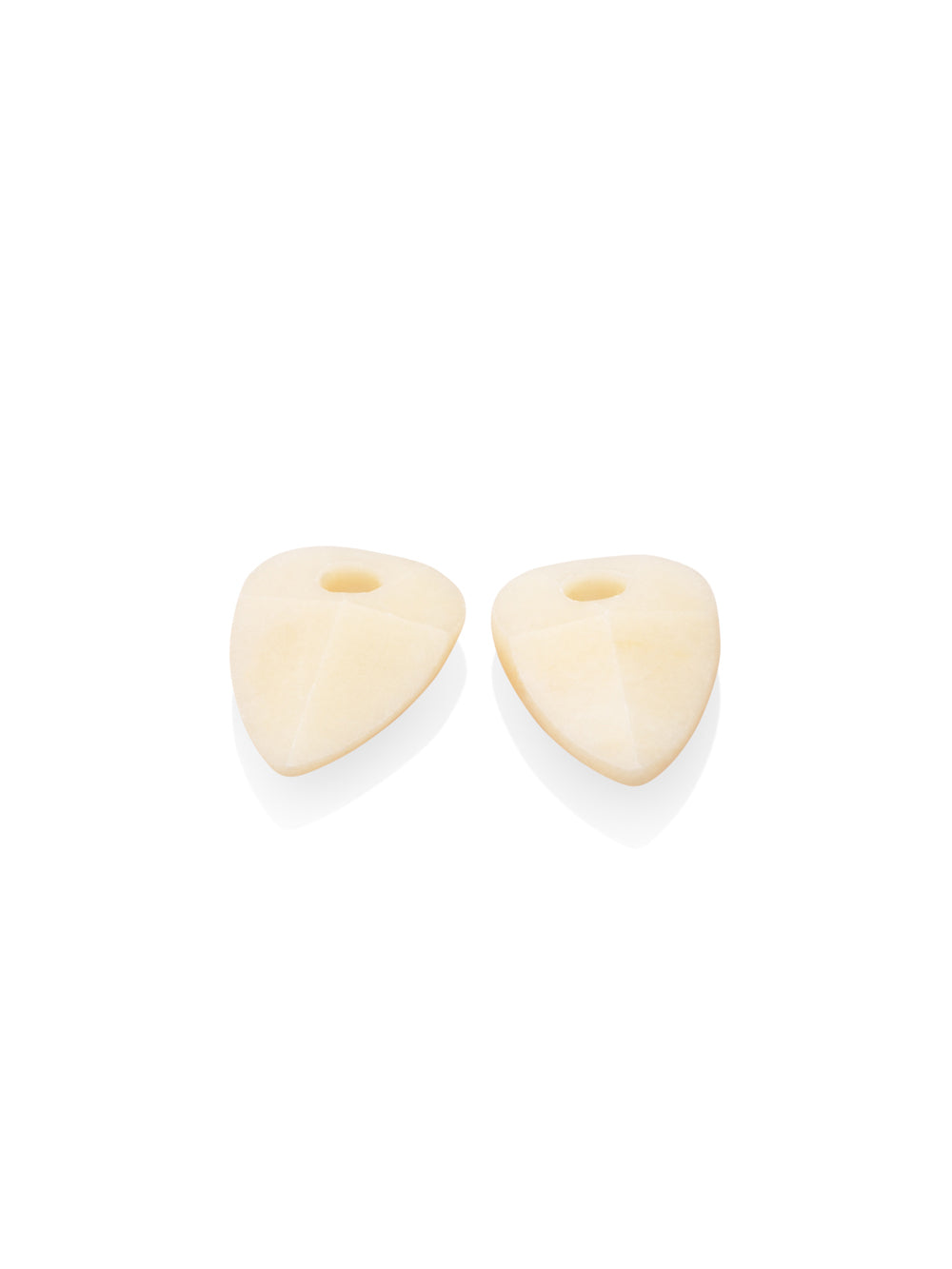 Oorbel Edelstenen Beige Agate Edge Mini - Oorbel Edelstenen Beige Agate Edge Mini