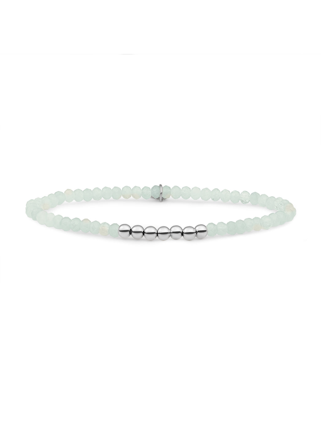 Reverse Universe Armband Opalite - 0.00 / 0.00 / Rhodium Plated