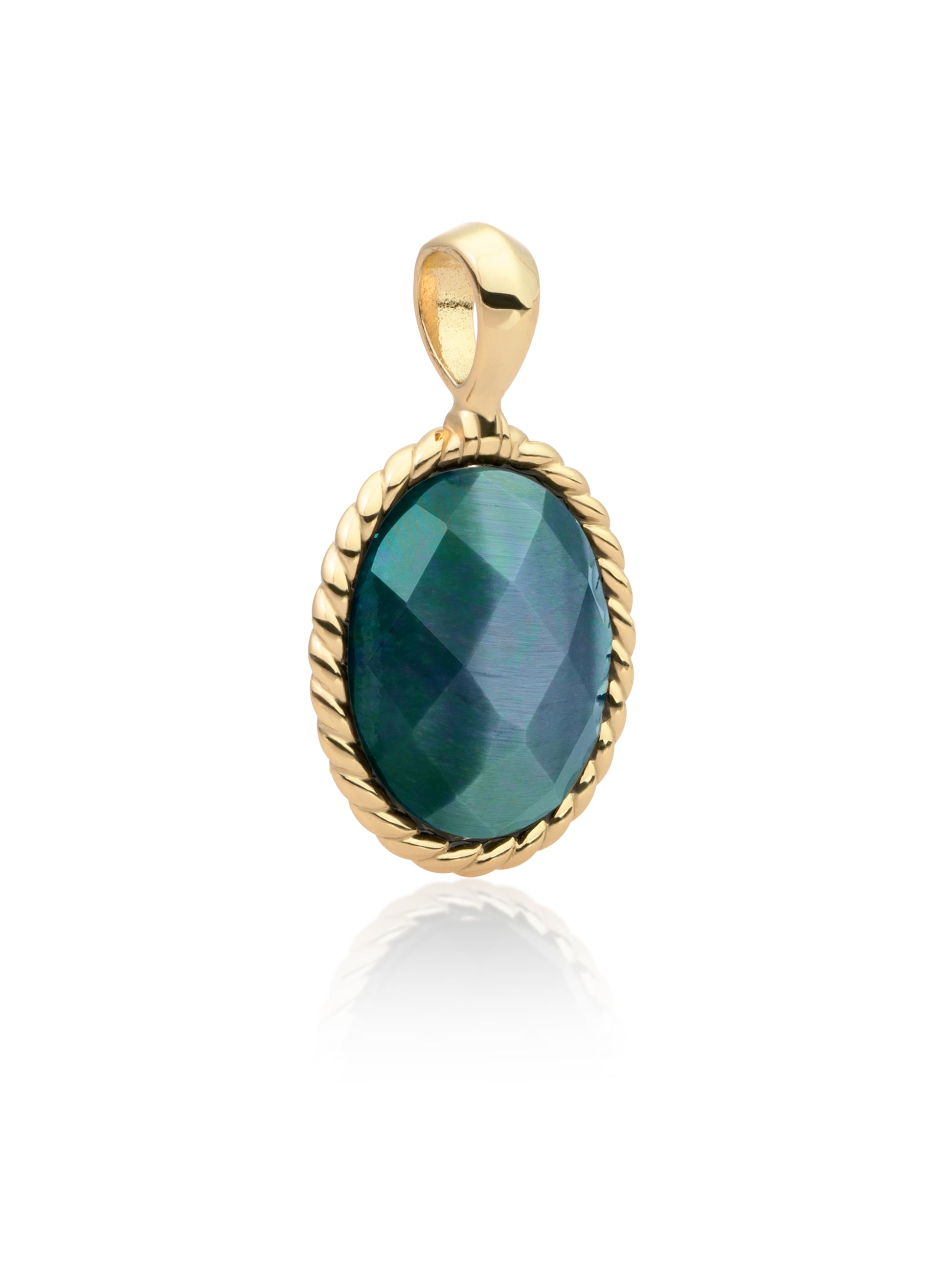 Twist Pendant Labradorite