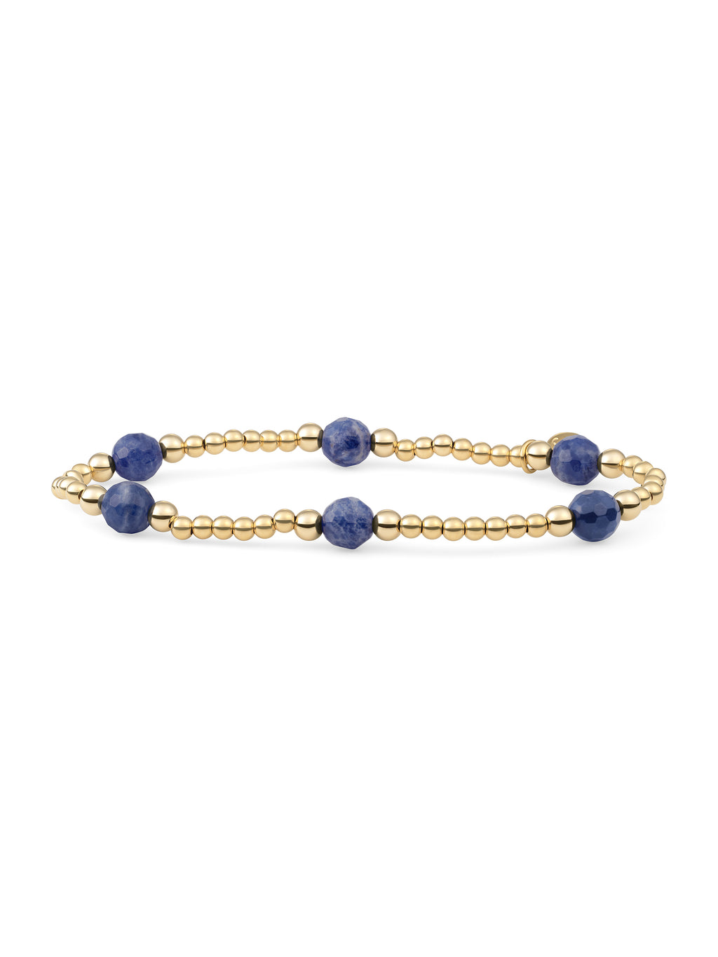 Reverse Bold Mix Armband Sodalite - 0.00 / 0.00 / Rhodium Plated
