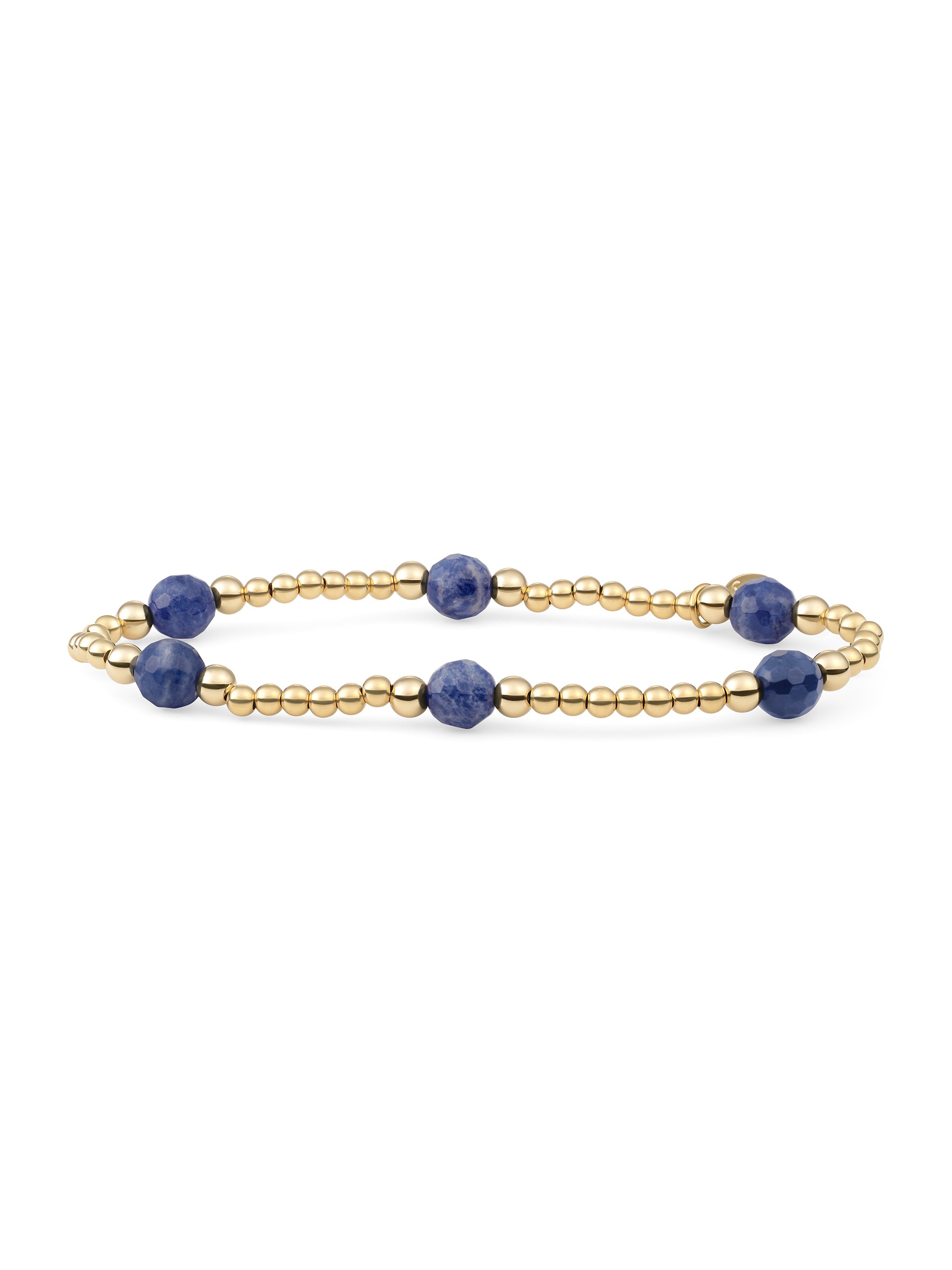 Reverse Bold Mix Armband Sodalite - 0.00 / 0.00 / Rhodium Plated