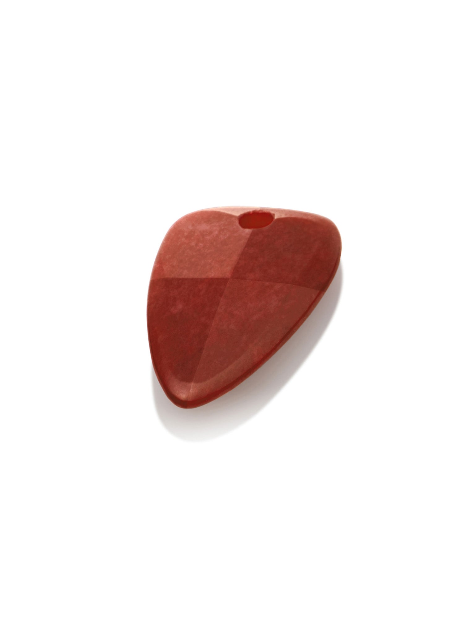 Pendant Edelsteen Red Coral Edge Mini - Pendant Edelsteen Red Coral Edge Mini