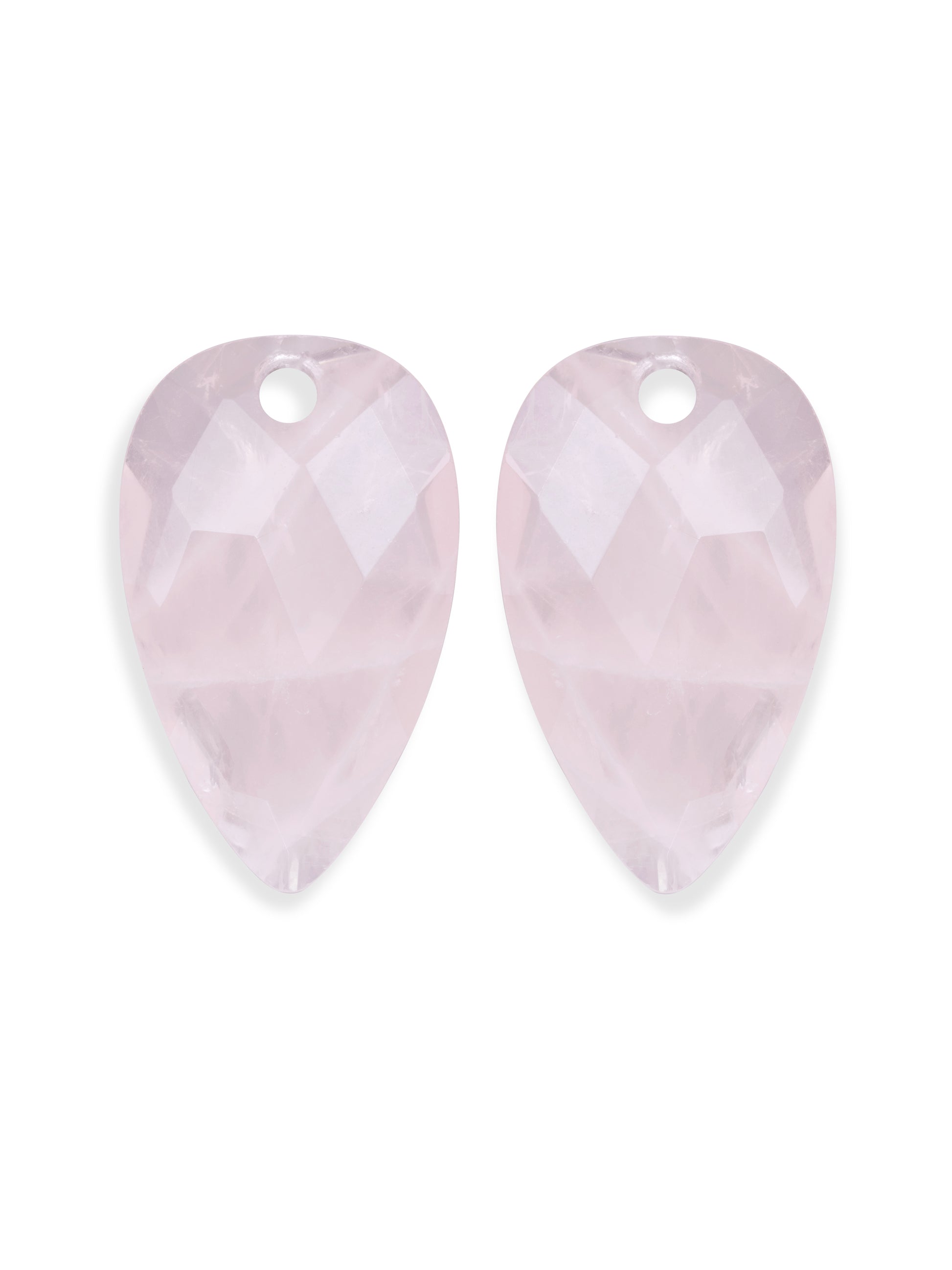 Oorbel Edelstenen Blossom Rose Quartz - Oorbel Edelstenen Blossom Rose Quartz