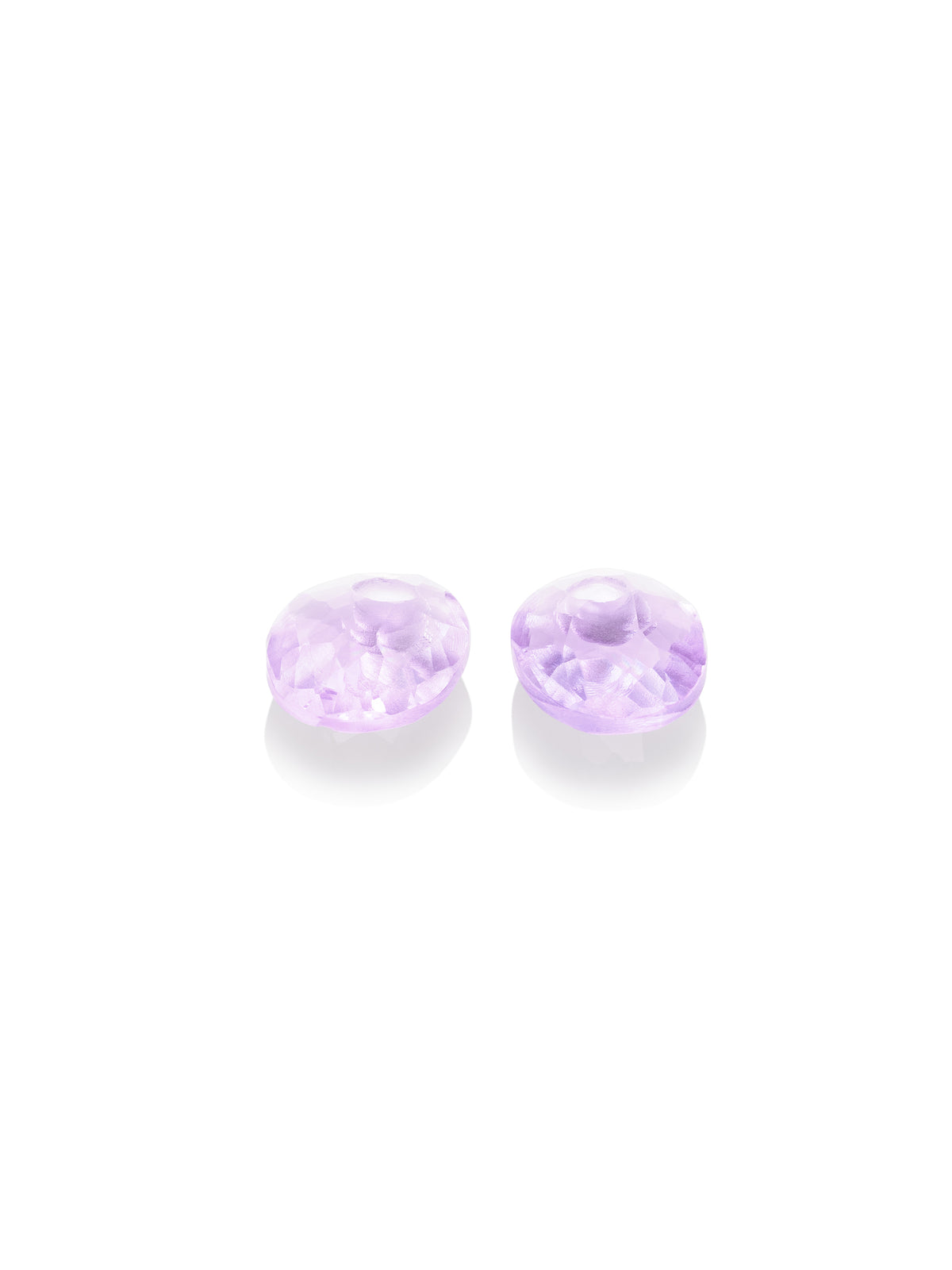 Oorbel Edelstenen Small Oval Violet Quartz - Oorbel Edelstenen Small Oval Violet Quartz