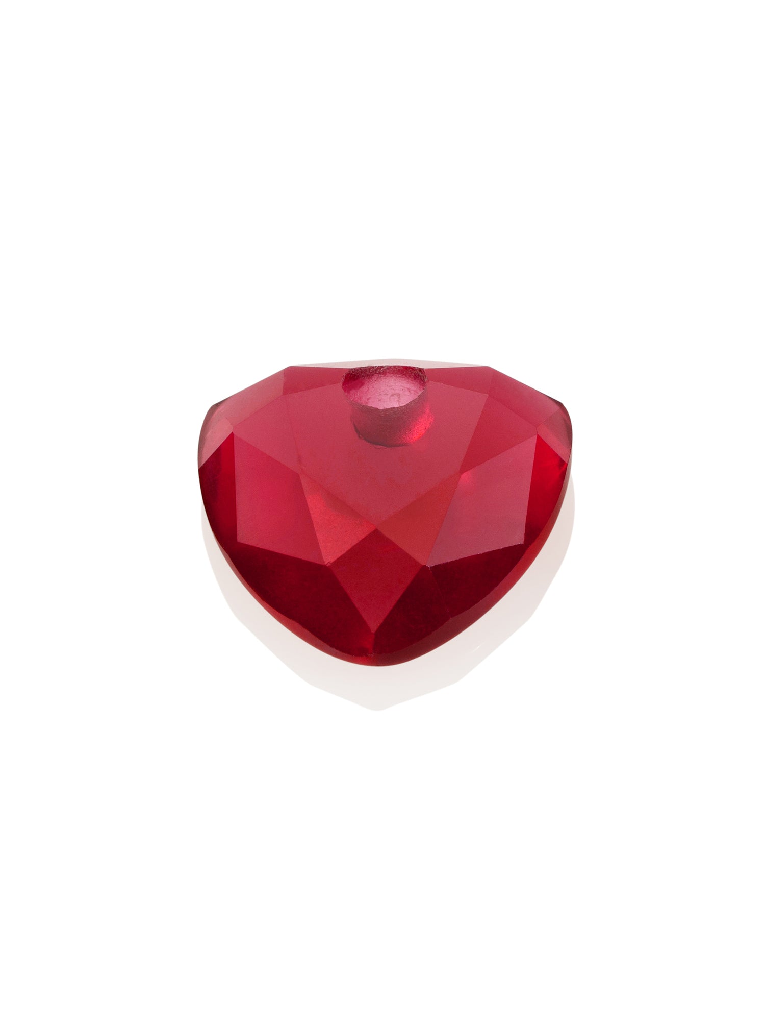 Pendant Edelsteen Trillion Cut Fuchsia Quartz - Pendant Edelsteen Trillion Cut Fuchsia Quartz