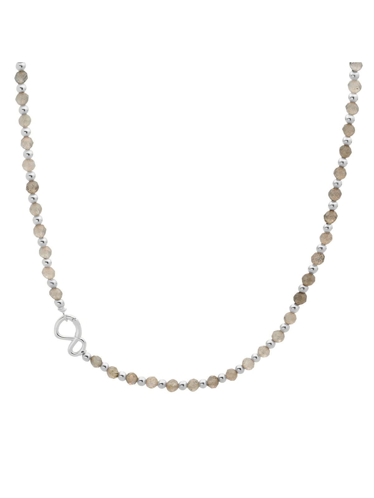 Link Ketting Labradorite Zilver - Link Ketting Labradorite Zilver