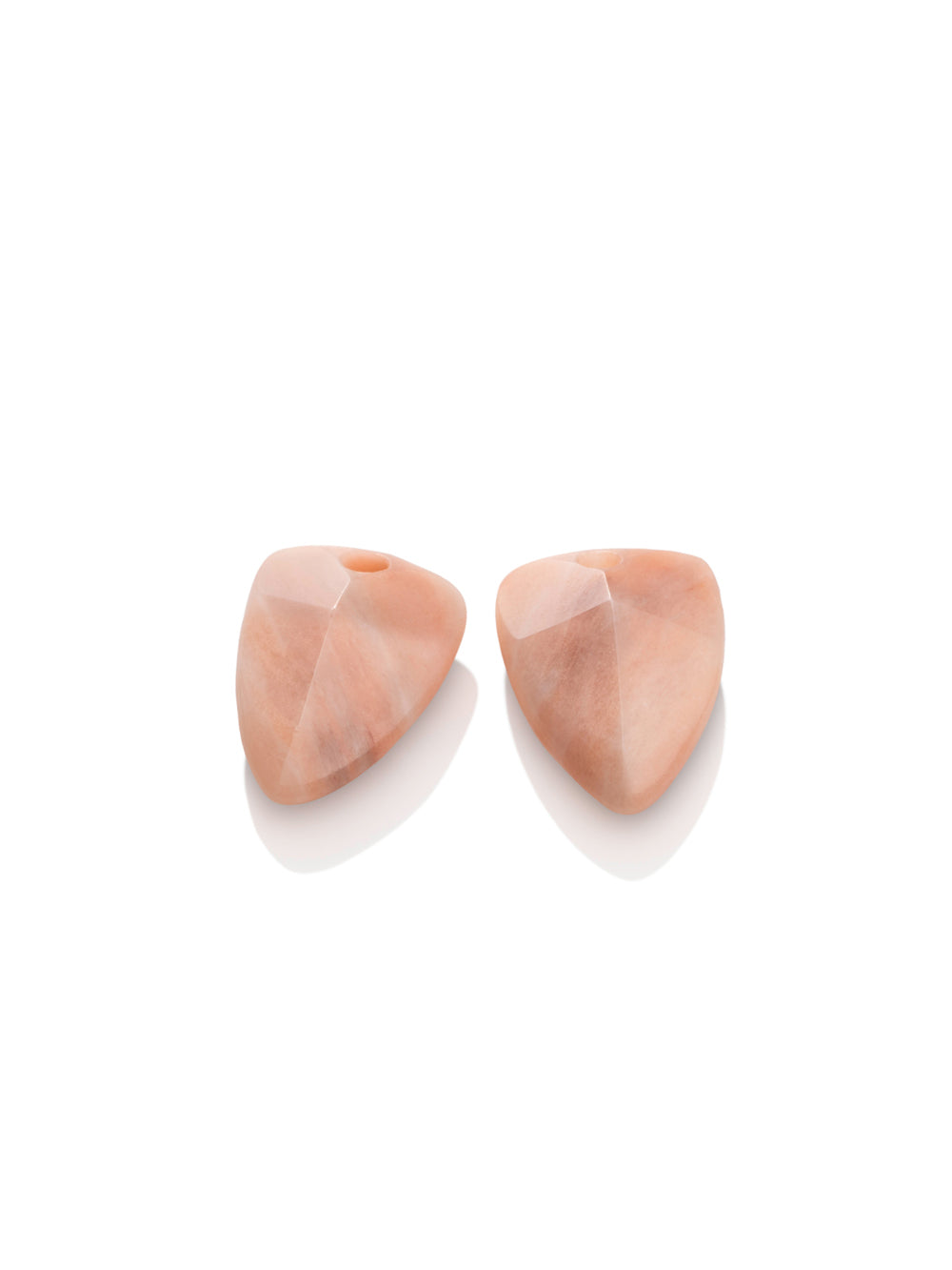 Oorbel Edelstenen Peach Rhodonite Edge Mini - Oorbel Edelstenen Peach Rhodonite Edge Mini
