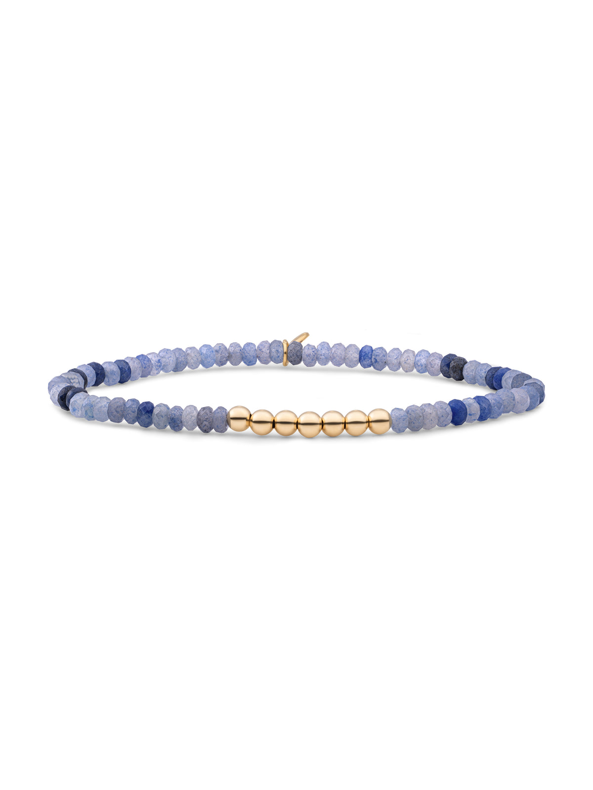 Reverse Universe Armband Blue Aventurine - Gold Plated