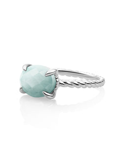 Twist Ring Amazonite Zilver - 50