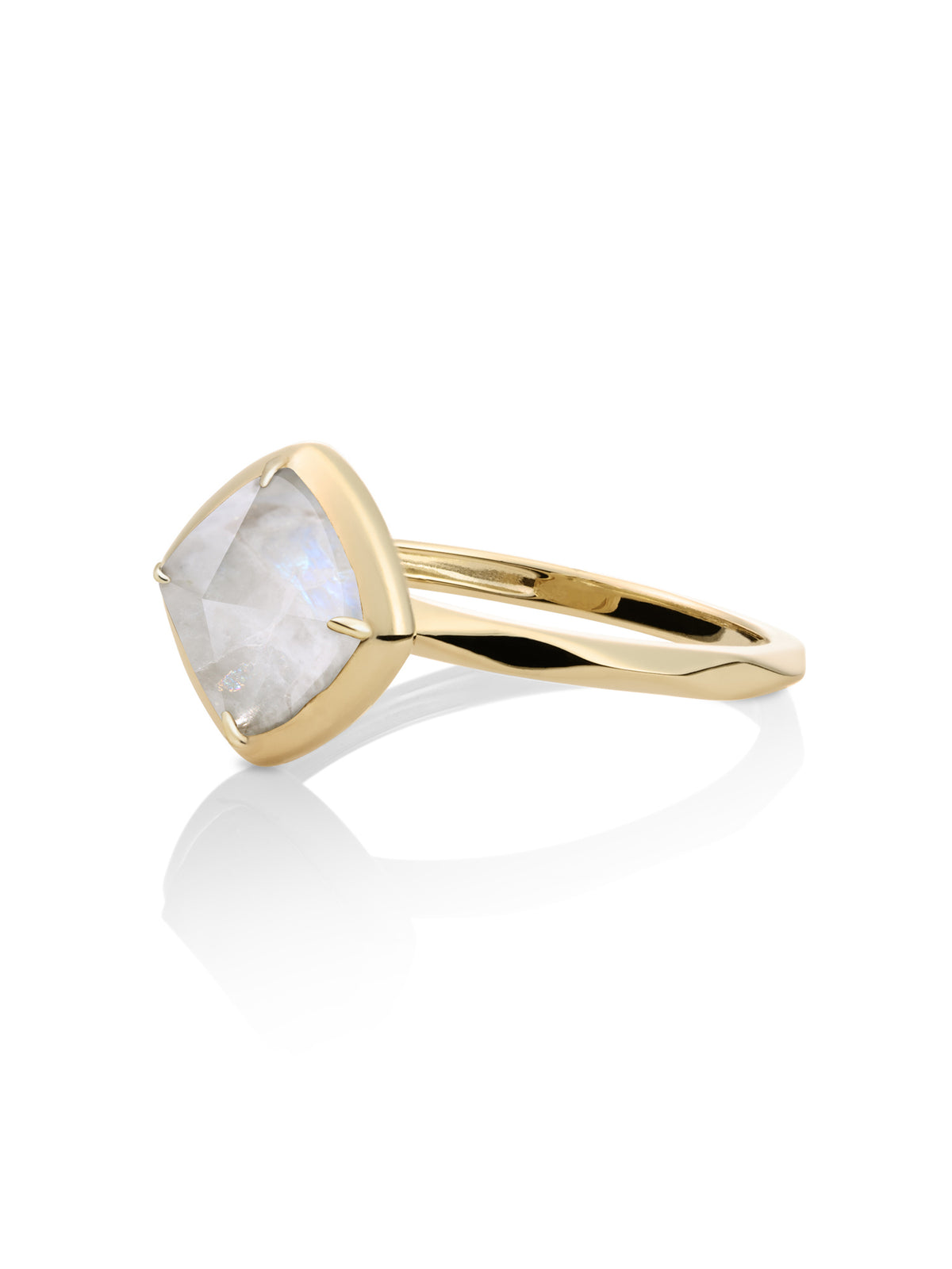 Edge Ring Moonstone 9K Goud - 60