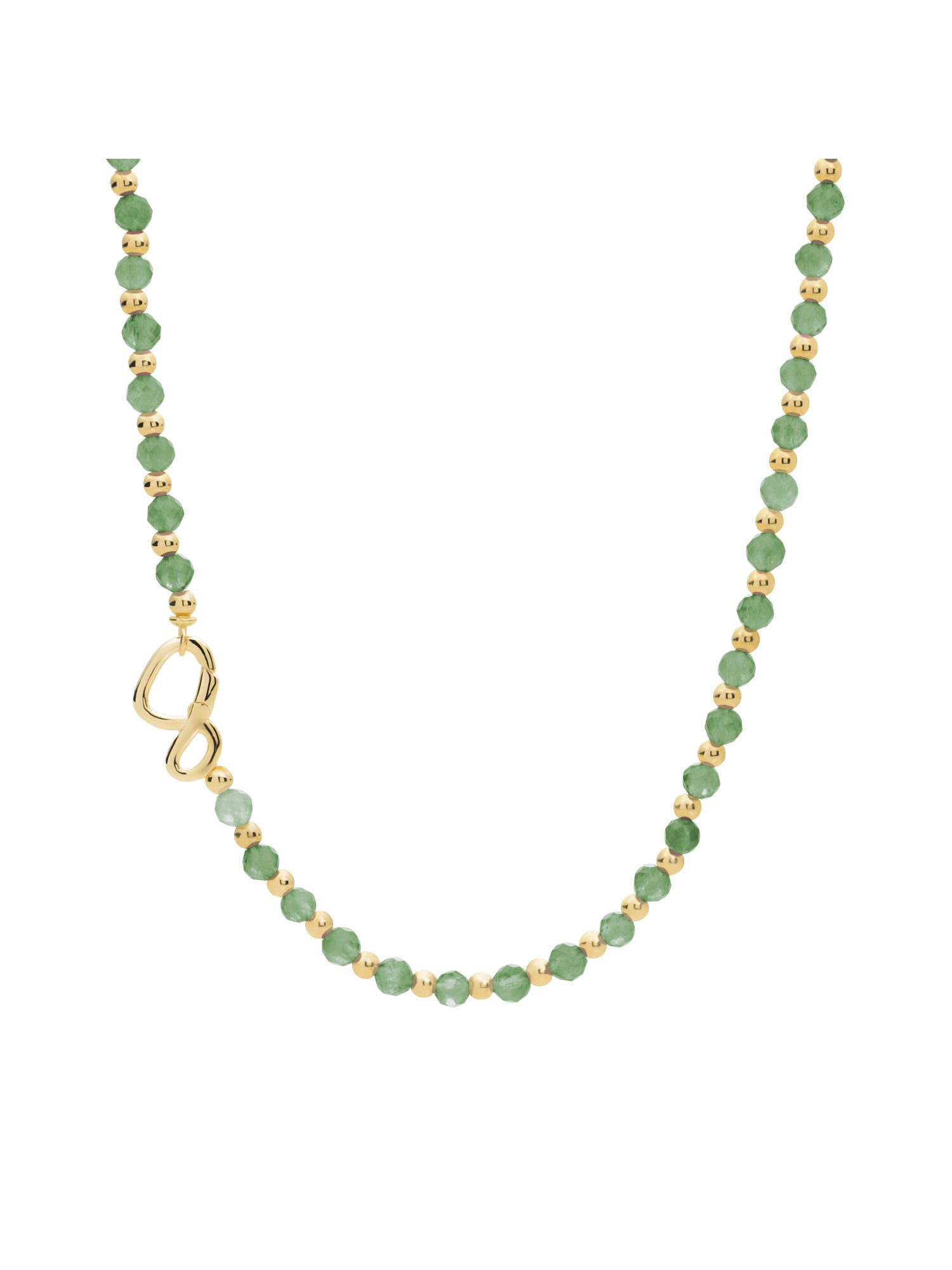 Link Ketting Green Aventurine Goud Kleurig - 109.95 / 45.81 / 42cm