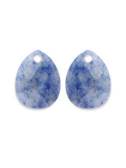 Oorbel Edelstenen Afterglow Blue Aventurine - Oorbel Edelstenen Afterglow Blue Aventurine