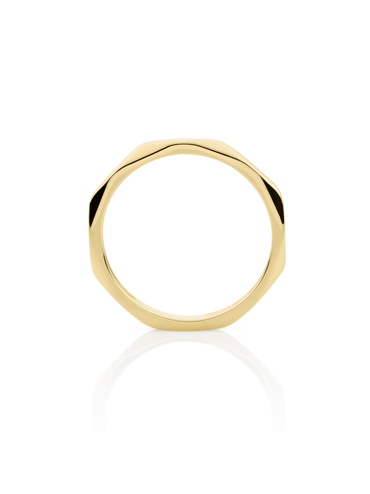 Edge Ring Additional 9K Goud
