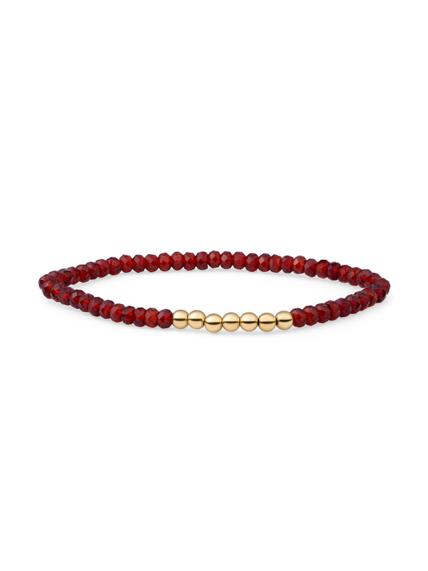 Reverse Universe Armband Ruby Quartz - Gold Plated