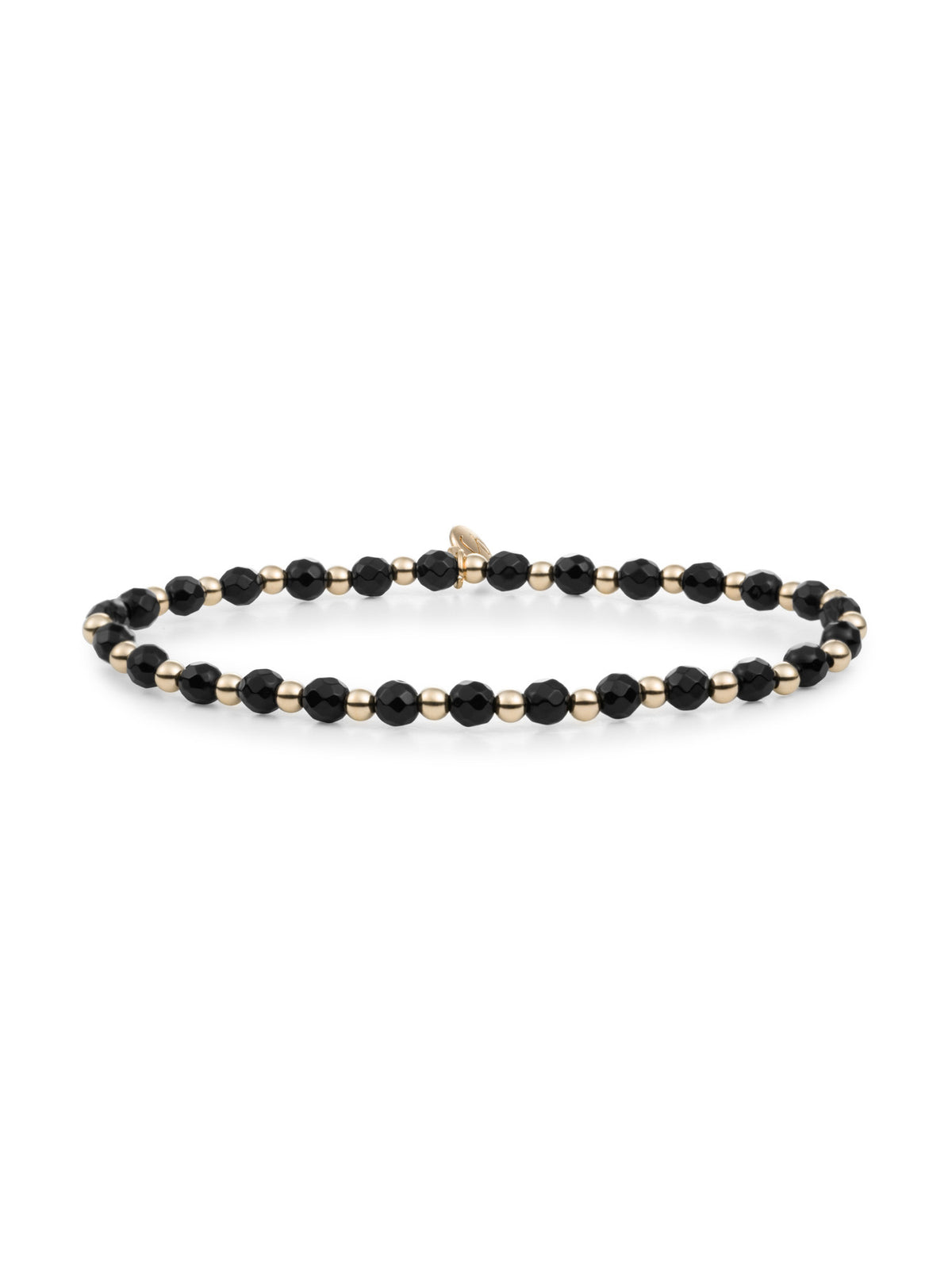 Interstellar Armband Onyx - Gold Plated