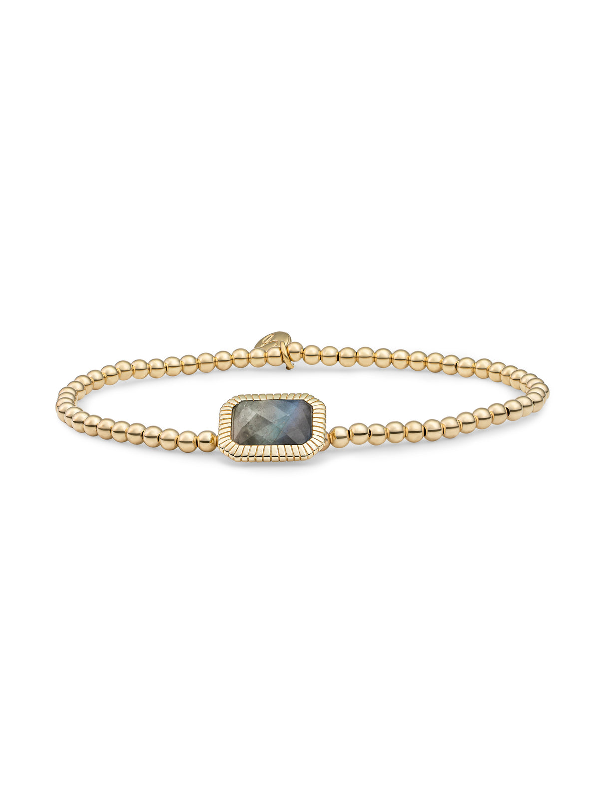 Baguette Armband Labradorite - Gold Plated