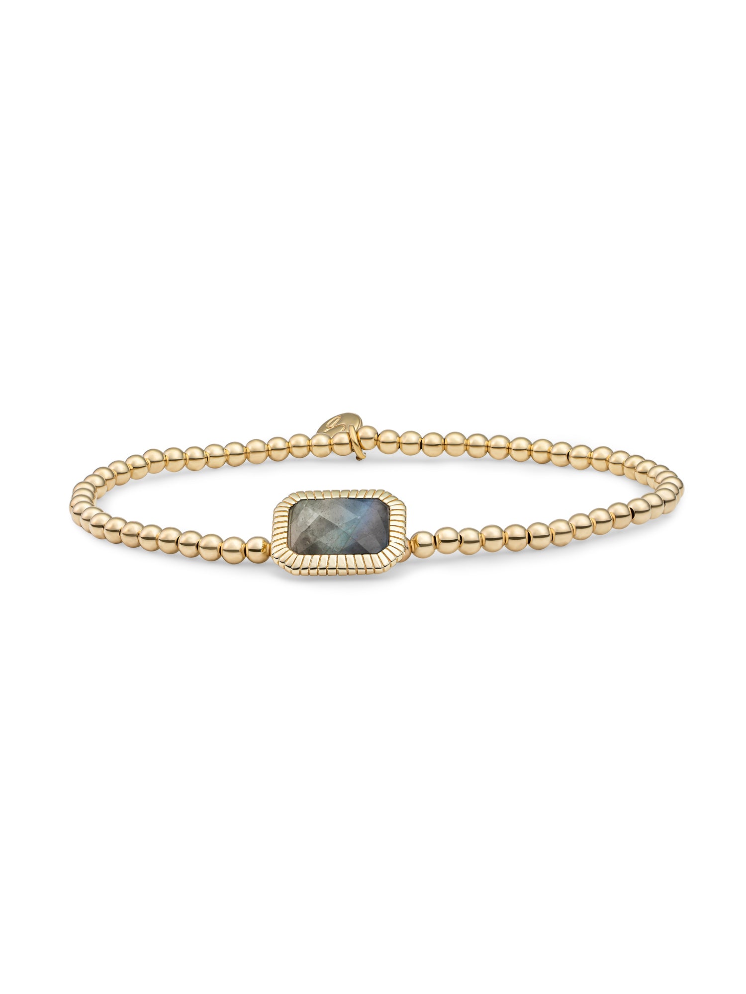 Baguette Armband Labradorite - Gold Plated