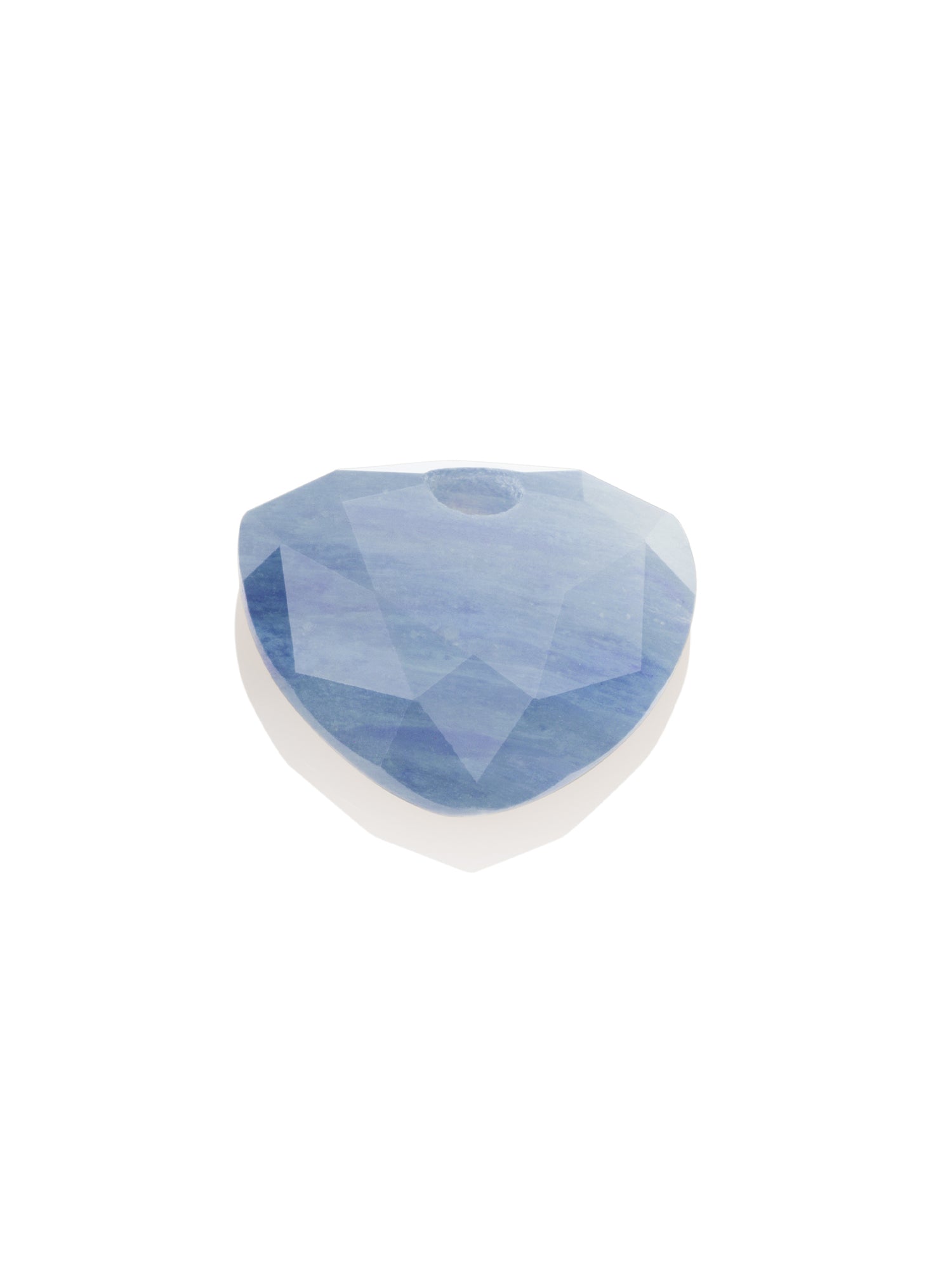 Pendant Edelsteen Blue Aventurine Trillion Cut - Pendant Edelsteen Blue Aventurine Trillion Cut