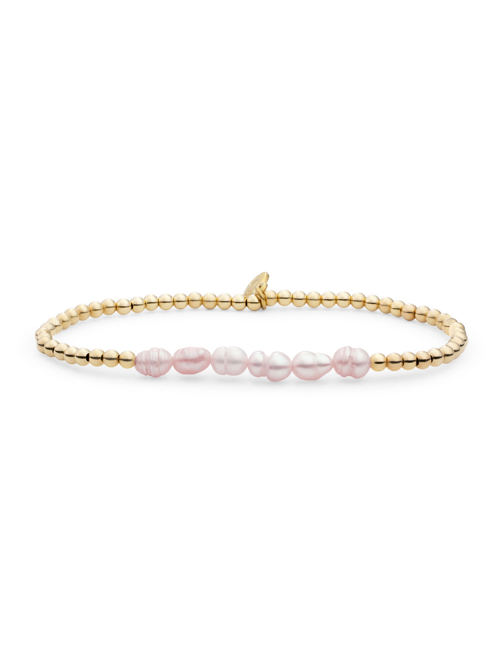 Universe Armband Lavender Pearl - Gold Plated
