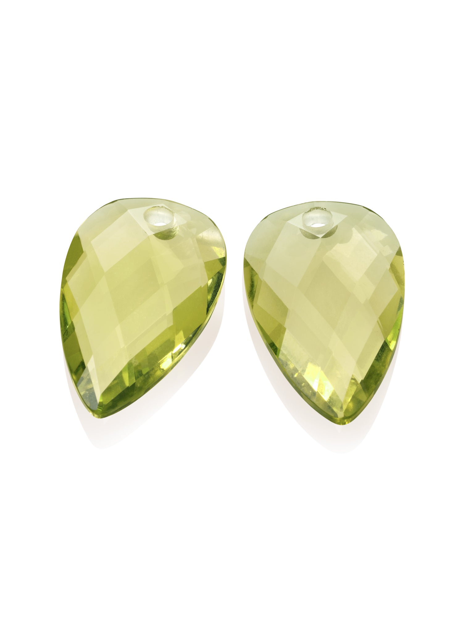 Oorbel Edelstenen Blossom Lemon Quartz - Oorbel Edelstenen Blossom Lemon Quartz