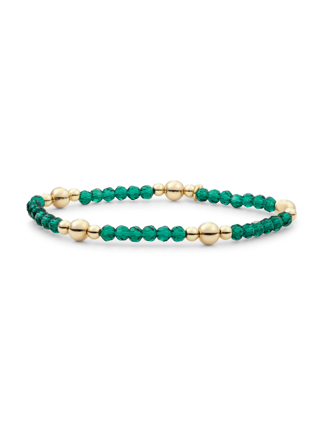 Bold Mix Armband Petrol Green Quartz - 0.00 / 0.00 / Gold Plated