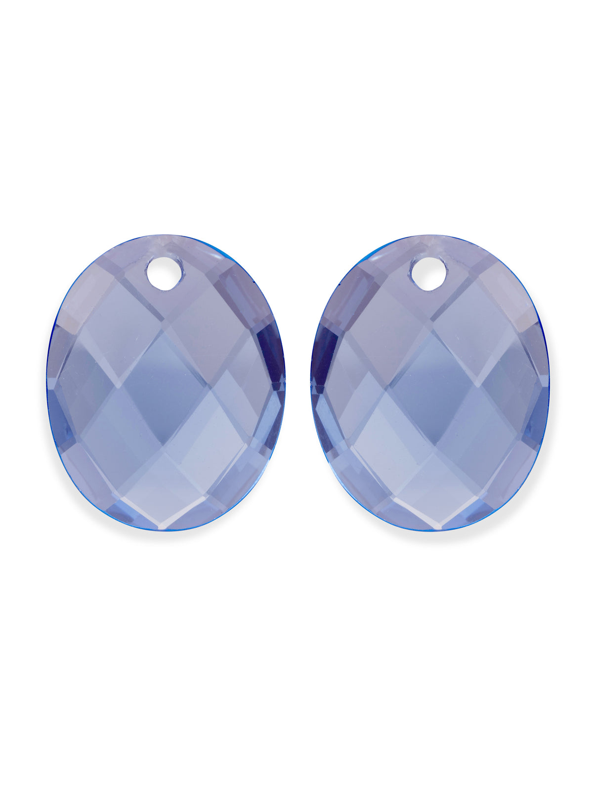 Oorbel Edelstenen Large Oval Aquamarine - Oorbel Edelstenen Large Oval Aquamarine