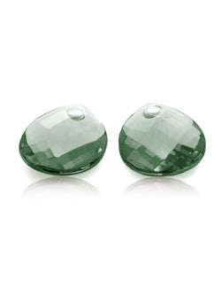 Oorbel Edelstenen Afterglow Green Amethyst - Oorbel Edelstenen Afterglow Green Amethyst