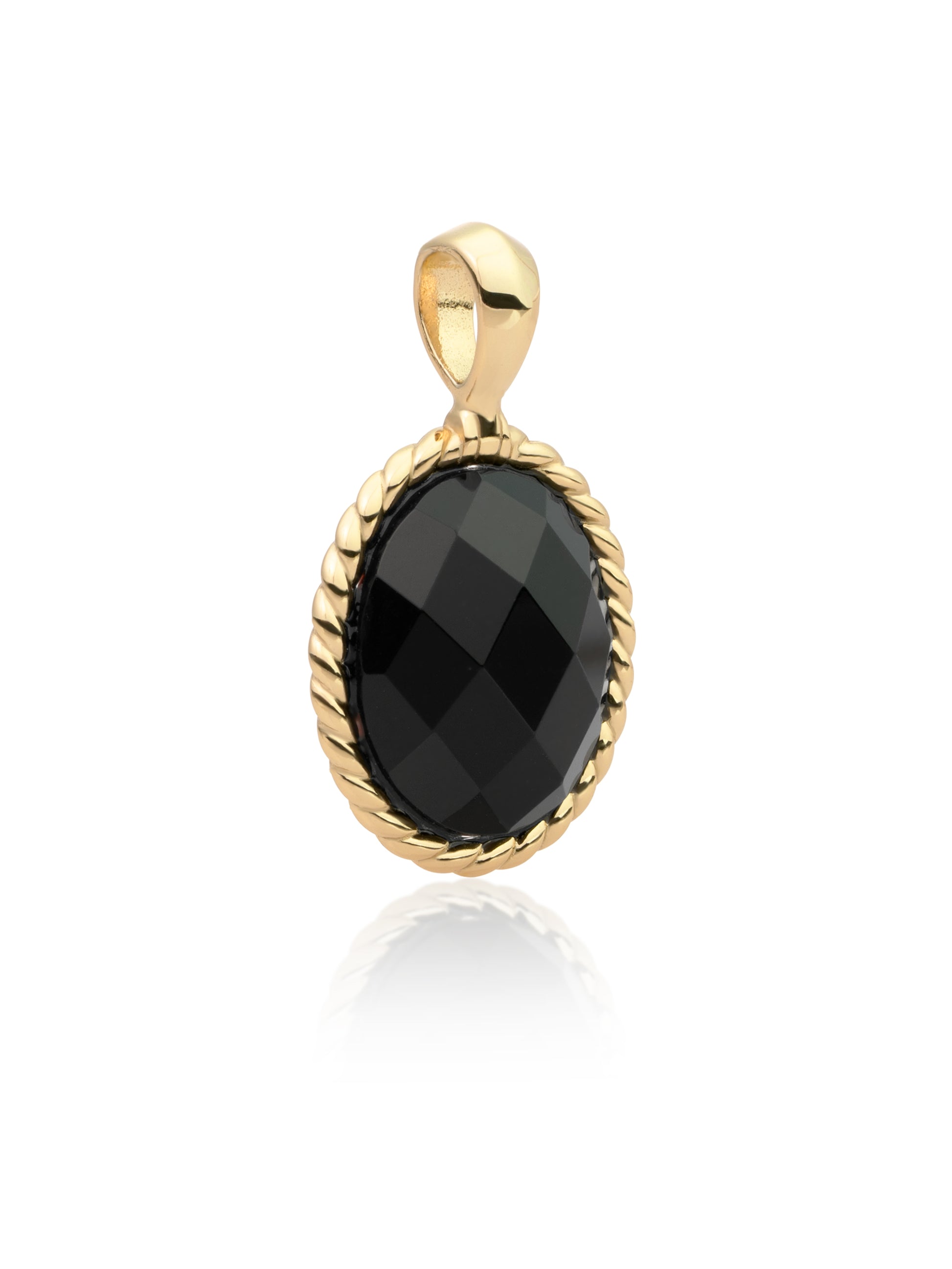 Twist Pendant Onyx